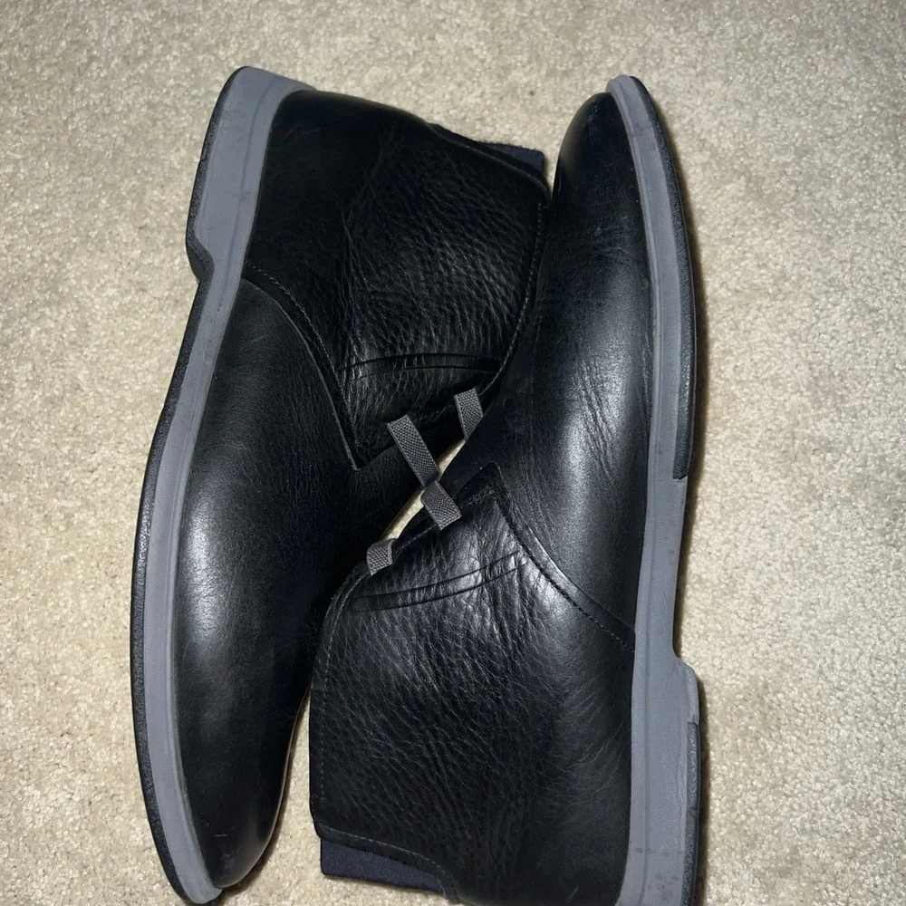 Cole Haan Ledley Chukka Boot Mens 10 M Black Leather Ankle Shoes C08515